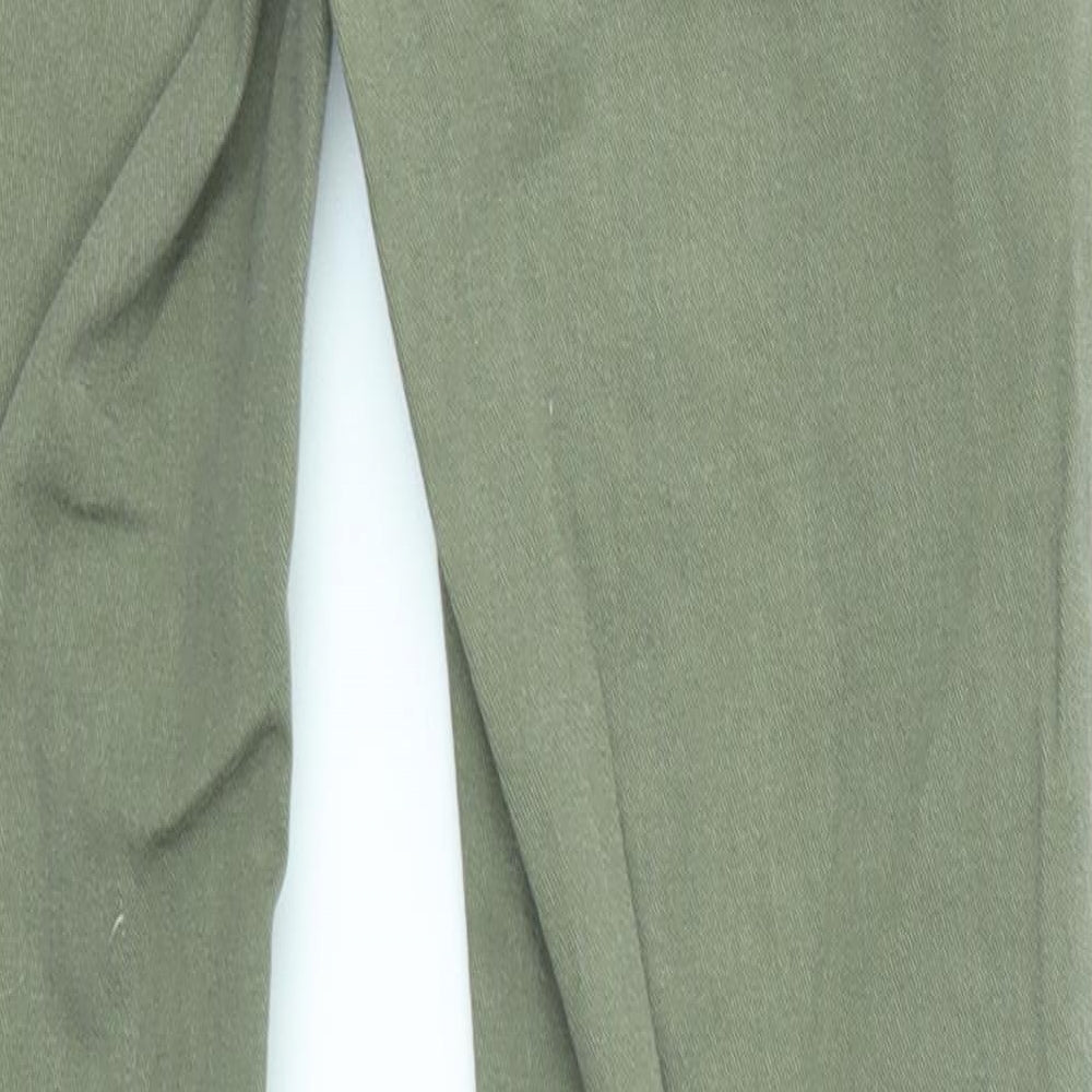 Womens UK Size 8 H&M Regular Fit Skinny Green Jeans