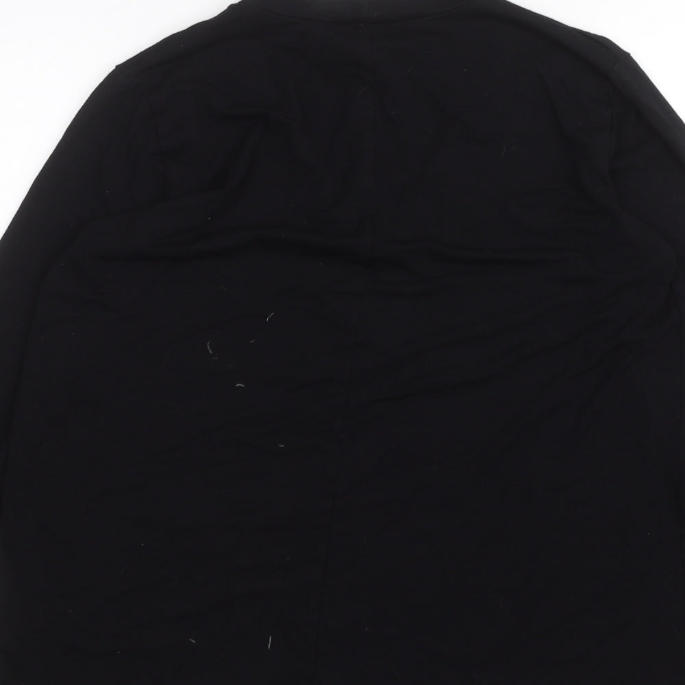 Womens UK Size 6 ASOS Black Basic T-Shirt