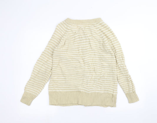 Womens UK Size S BM Yellow Cardigan Jumper