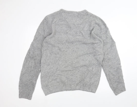 Cedar Wood State Mens Grey Pullover Jumper Size M