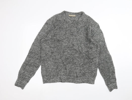 Mens UK Size M Avenue Grey Pullover Jumper