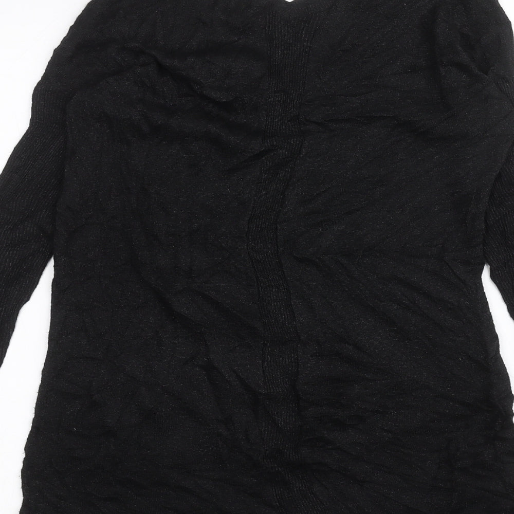 Womens UK Size 6 NEXT Black Basic T-Shirt