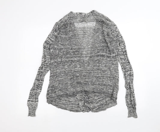 FOREVER 21 Womens Grey Cardigan Jumper Size S