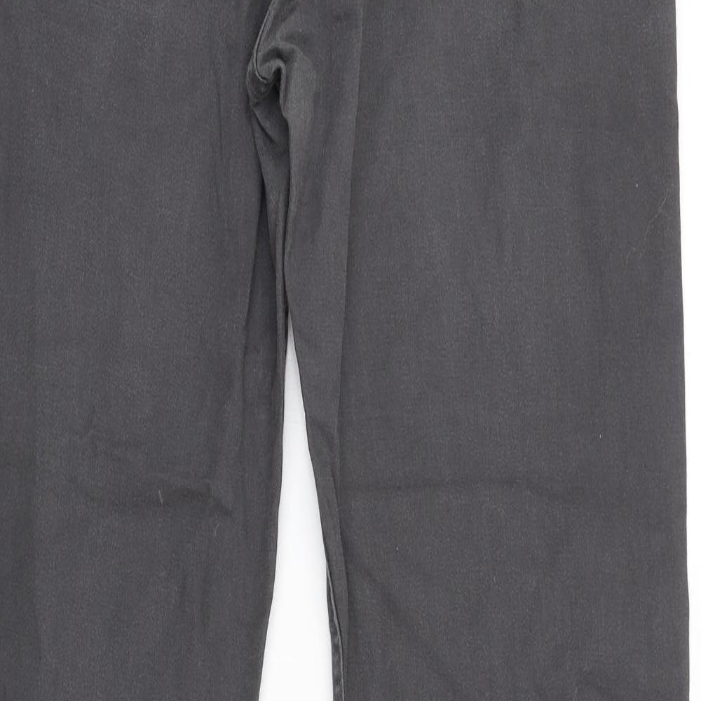 Womens UK Size 6 H&M Regular Fit Straight Grey Jeans