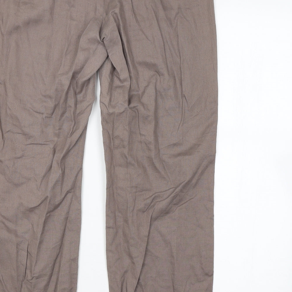 Womens UK Size Camaïeu Regular Fit Grey Trousers