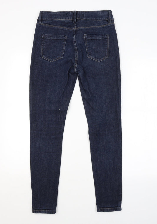 NEXT Womens Blue Skinny Jeans Size 10 L27 in