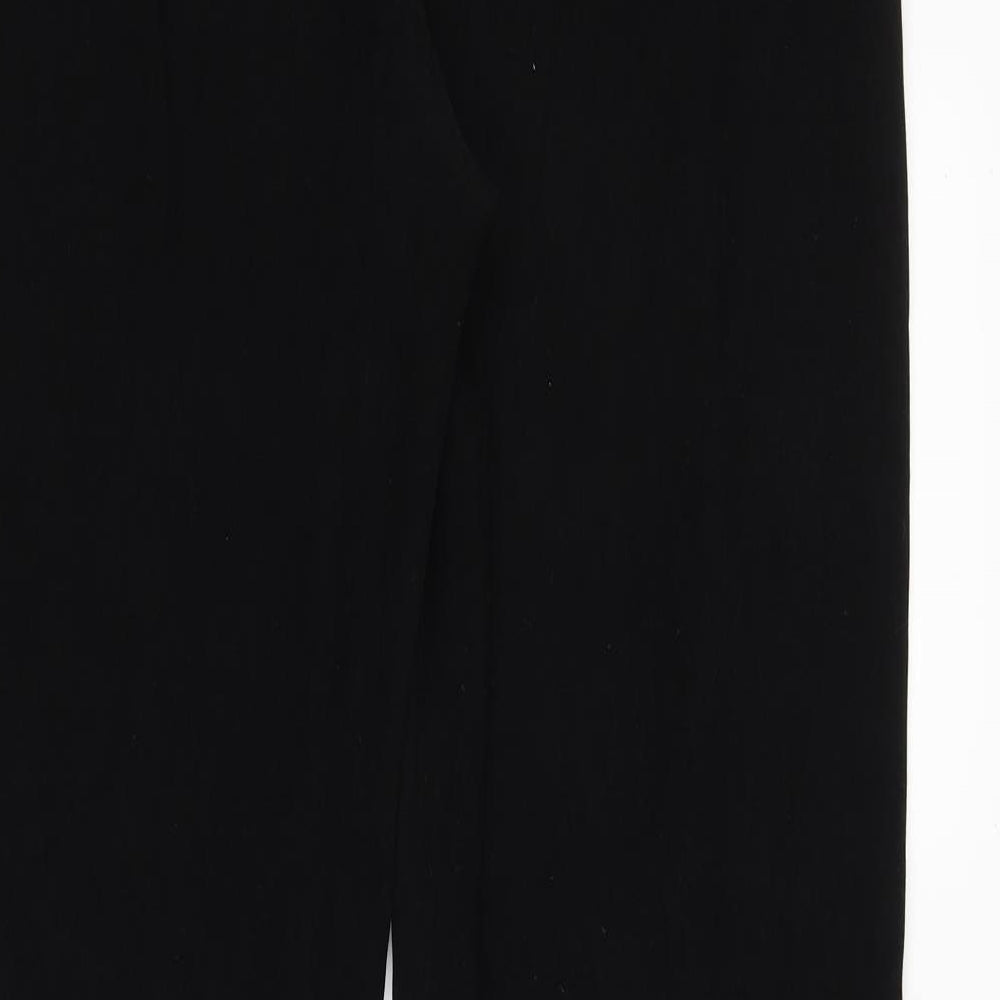 George Womens Black Trousers Size 14 L31 in