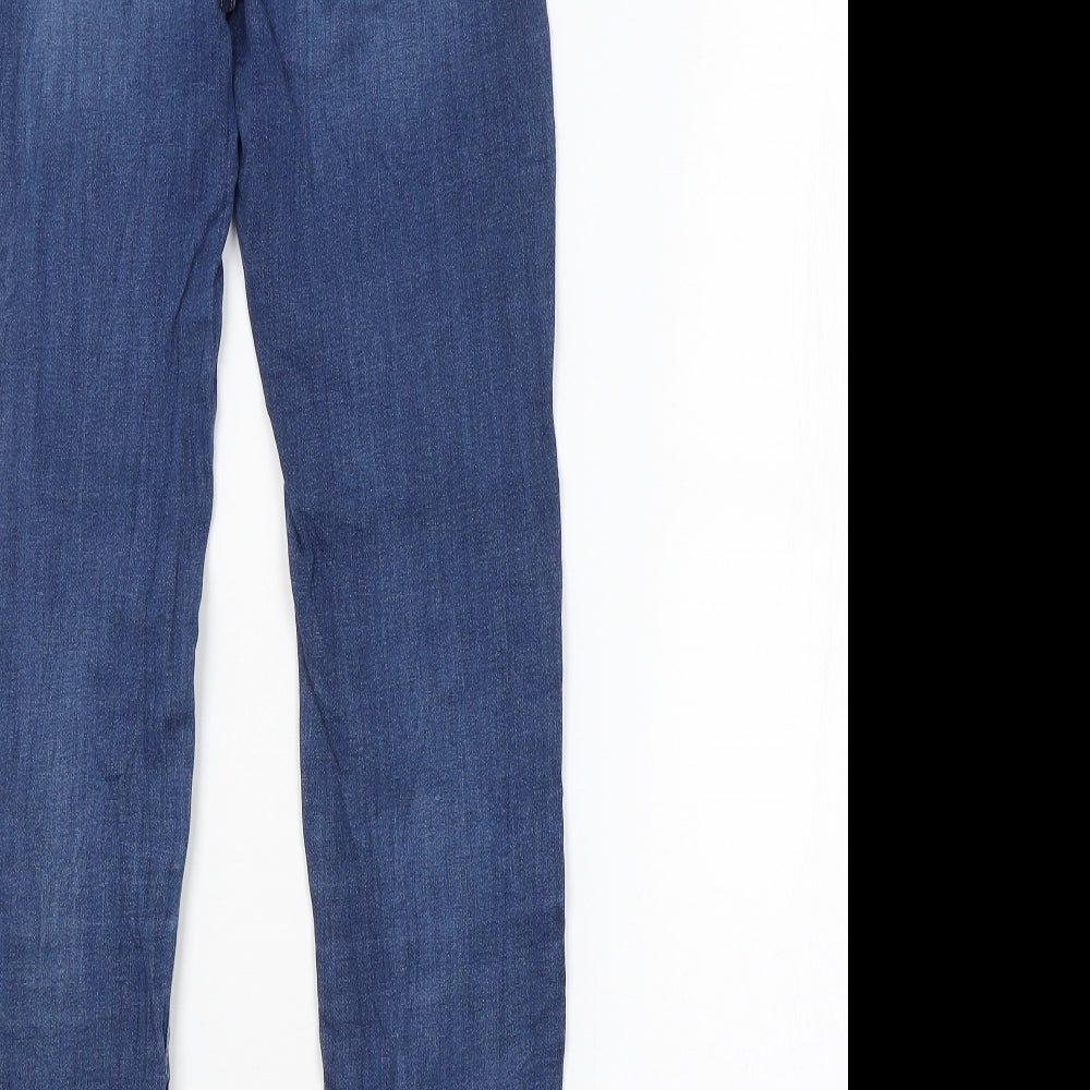 Womens UK Size 8 TALLY WEiJL Regular Fit Skinny Blue Jeans