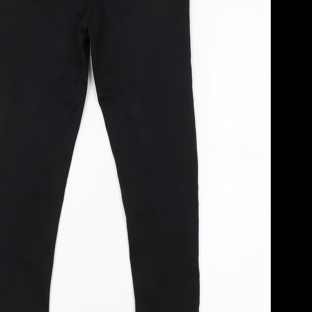 Womens UK Size Preworn Regular Fit Jegging Black Jeans