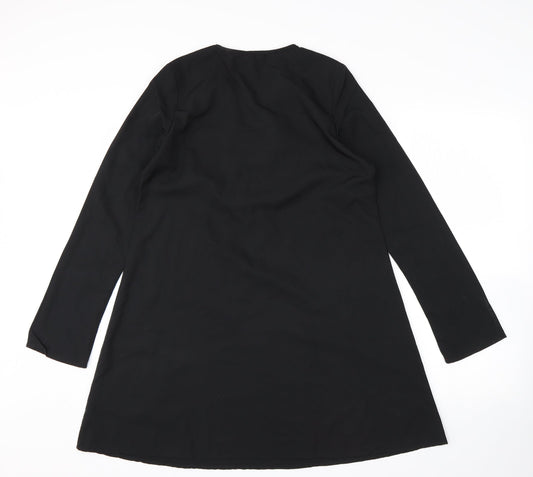 Boohoo Womens Black Sheath Size 8