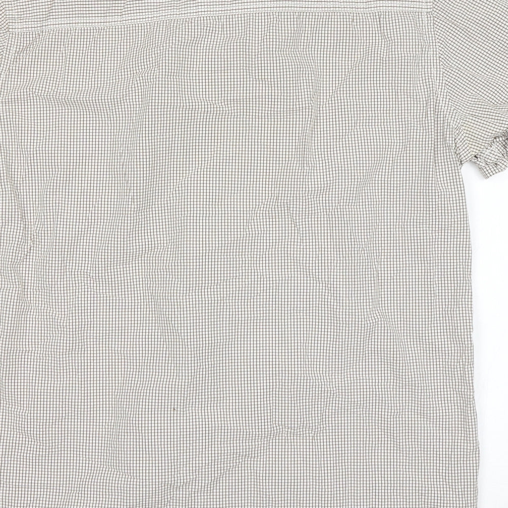 Mens UK Size L H&M Multicoloured Button-Up Short Sleeve Casual Shirt
