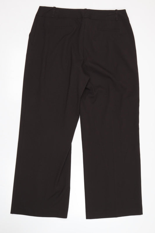 Fabrici Womens Brown Trousers Size 16 L30 in