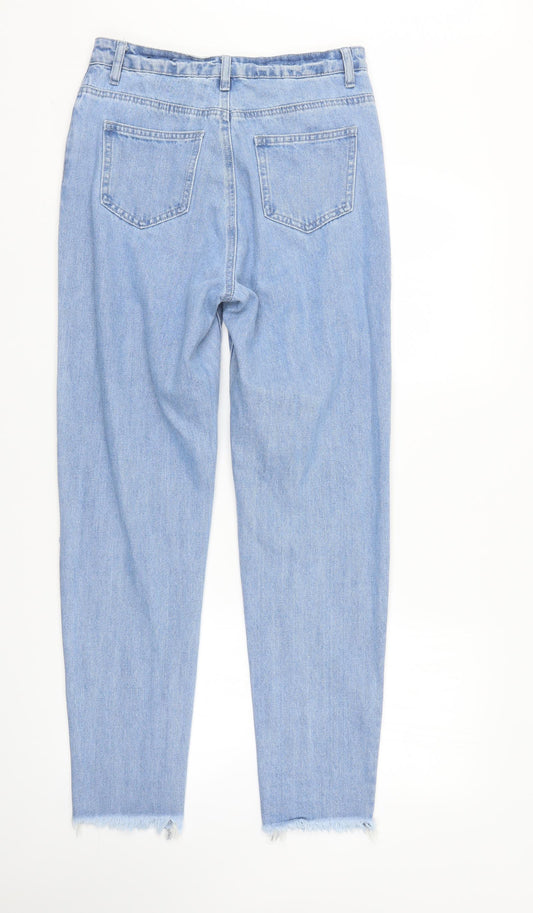 riot Womens Blue Denim Mom Jeans Size 6 L29 in