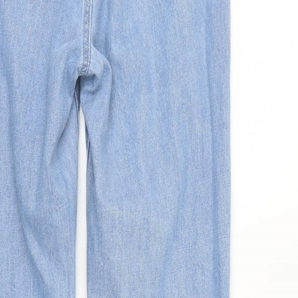 riot Womens Blue Denim Mom Jeans Size 6 L29 in