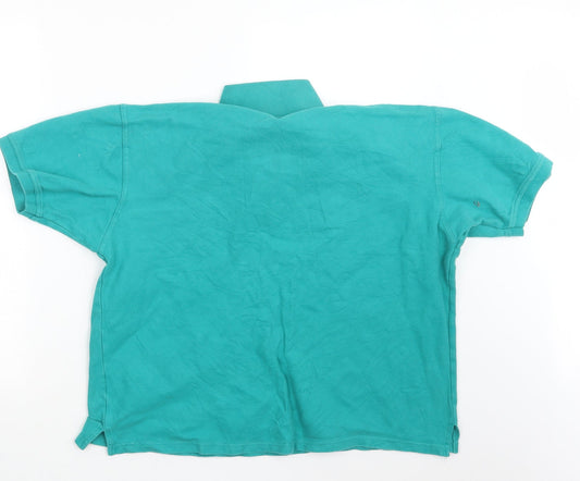 Jumper Mens Green Polo Size L