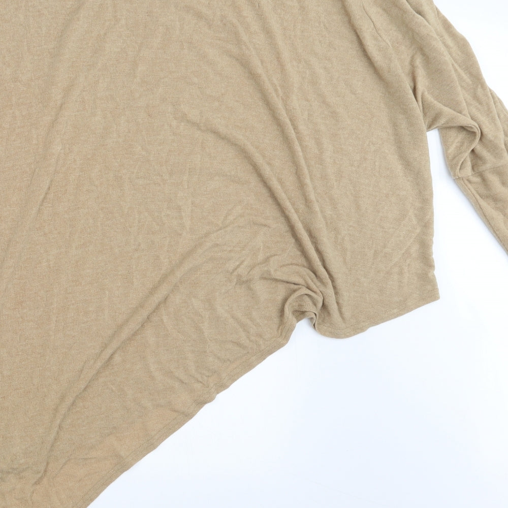 Womens UK Size 16 River Island Beige Pullover Jumper