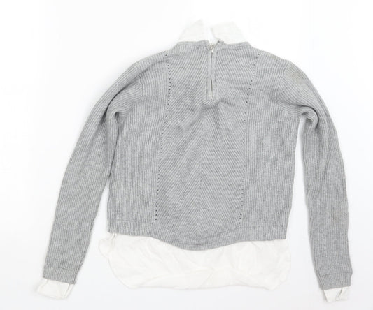 Primark Womens Grey Knit Pullover Jumper Size 12