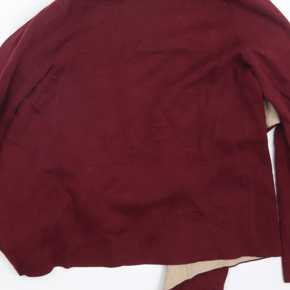 Primark Womens Purple Knit Cardigan Jumper Size 4