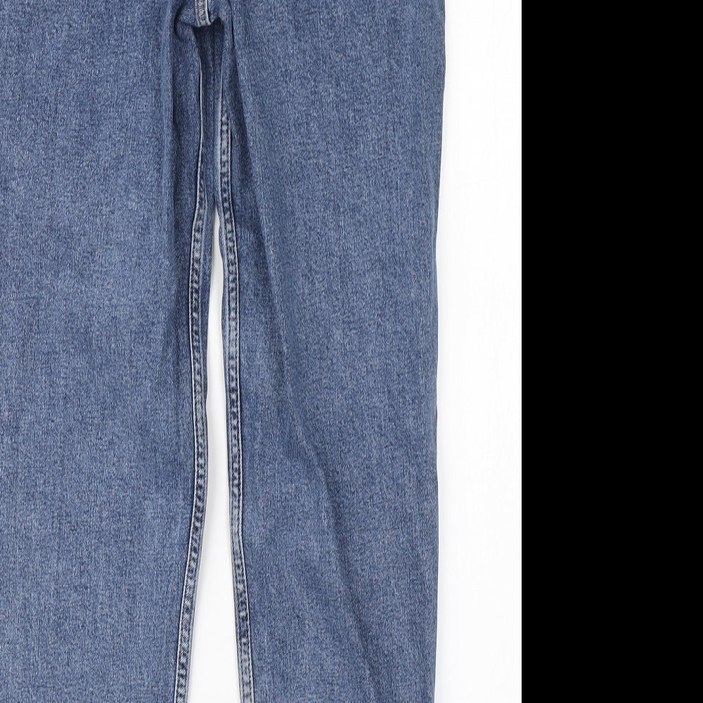 Denim Co Womens Blue Denim Straight Jeans Size 8 L27 in