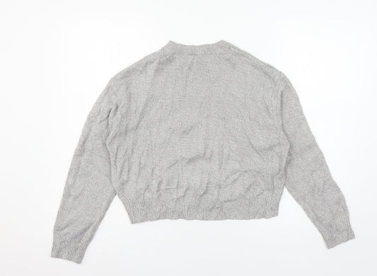 Divided by H&M Womens Grey Knit Pullover Jumper Size XS