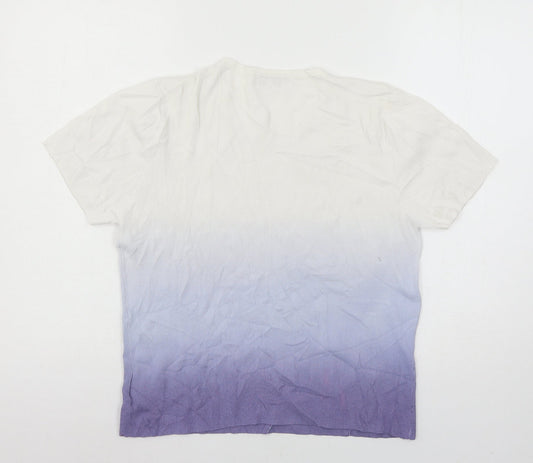 Womens UK Size L Fay Louise White Basic T-Shirt