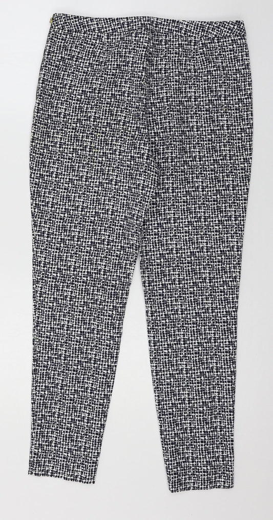 George Womens Black Trousers Size 10 L27 in