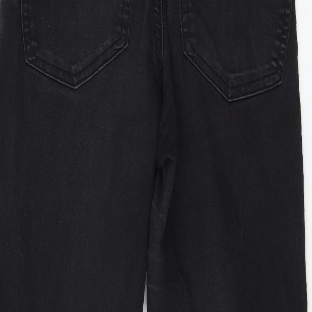 Denim & Co. Womens Black Denim Skinny Jeans Size 10 L24 in