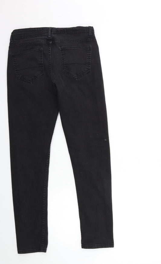 Denim & Co. Womens Black Denim Skinny Jeans Size 30 in L32 in