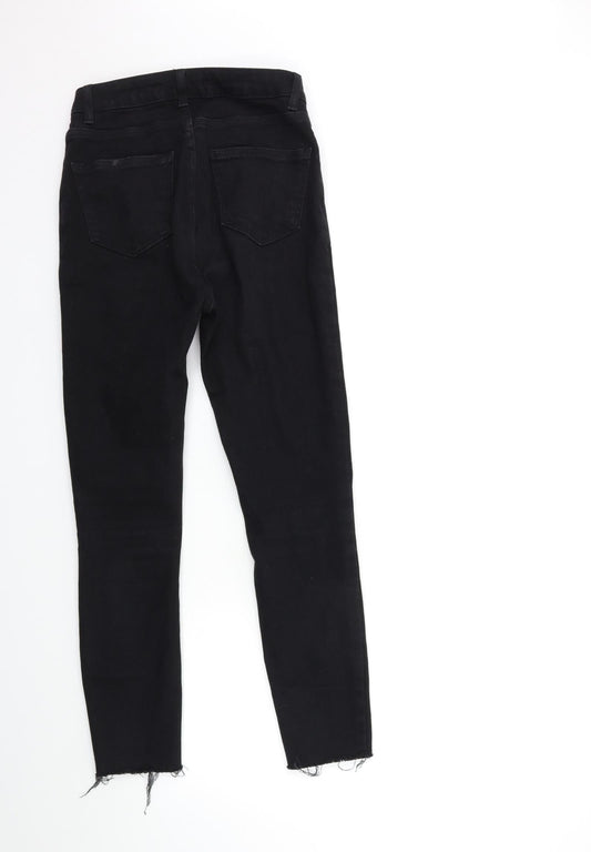 New Look Womens Black Denim Skinny Jeans Size 8 L25 in