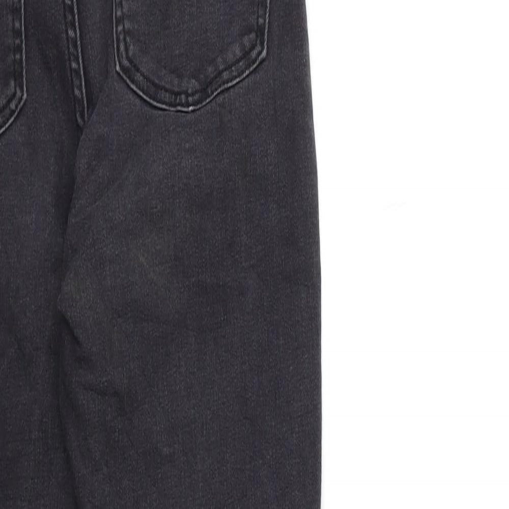 Denim & Co. Womens Black Denim Skinny Jeans Size 8 L27 in