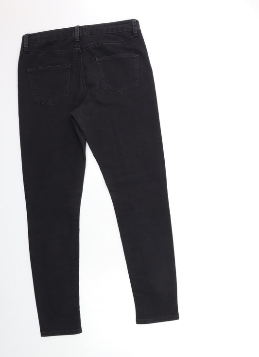Womens UK Size 10 Marks and Spencer Regular Fit Skinny Black Jeans