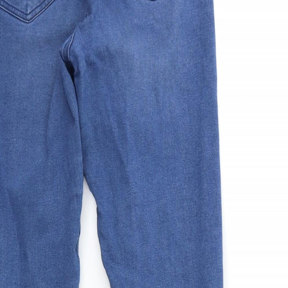 Topshop Womens Blue Denim Skinny Jeans Size 30 in L34 in