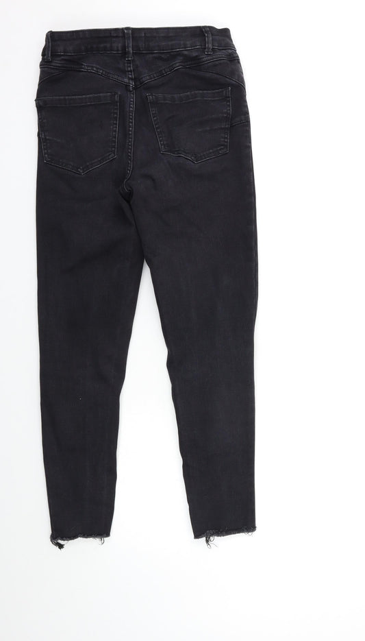 New Look Womens Black Denim Skinny Jeans Size 8 L25 in