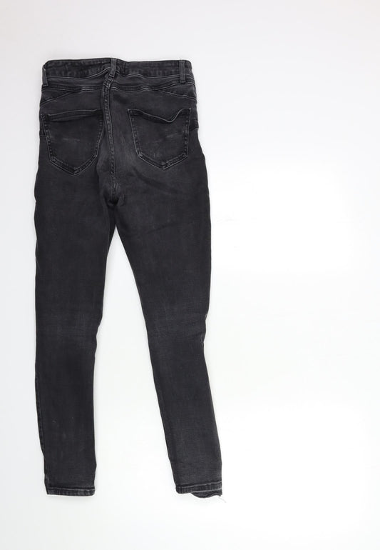 New Look Womens Grey Denim Skinny Jeans Size 10 L23 in