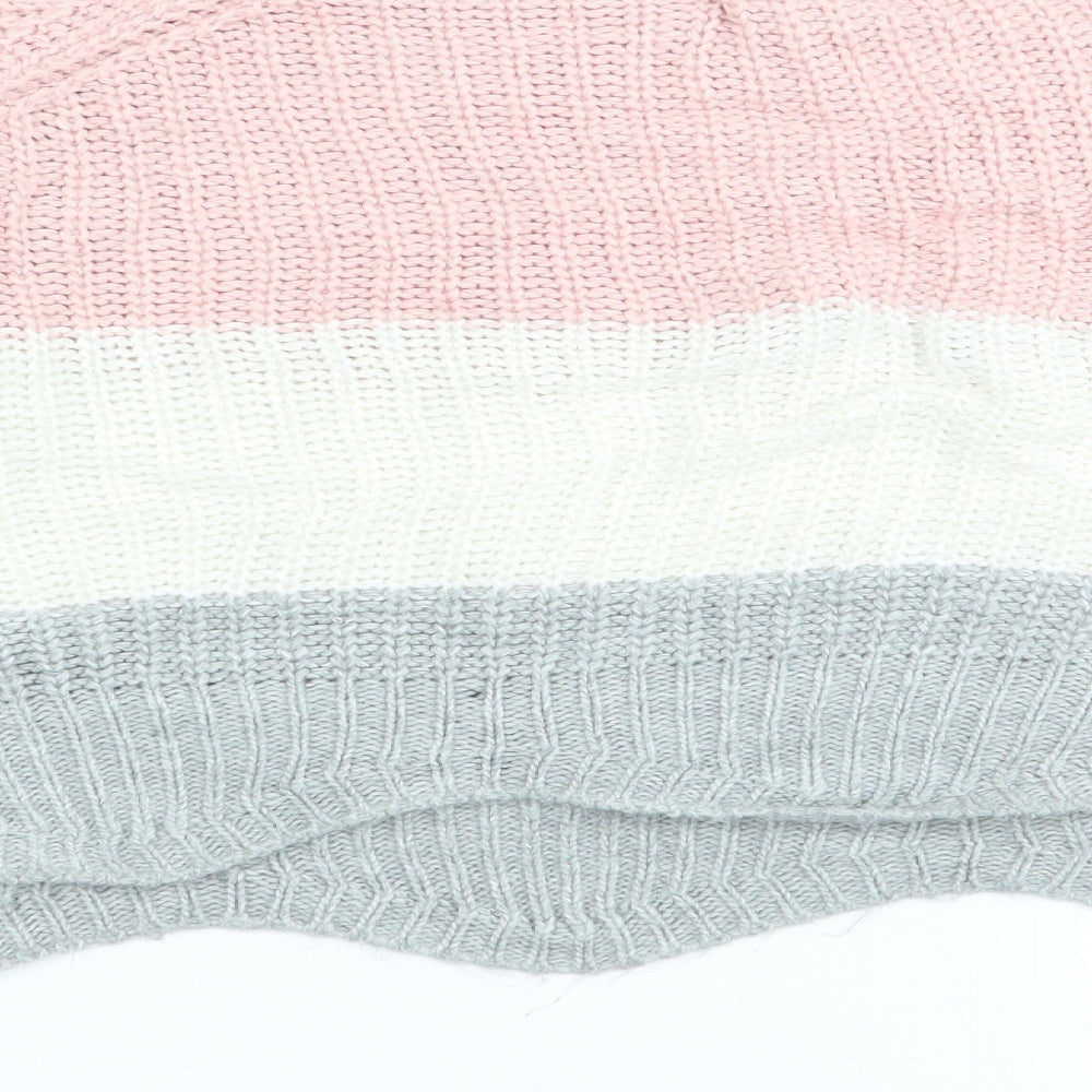 Womens UK Size S cameo rose Multicoloured Pullover Jumper