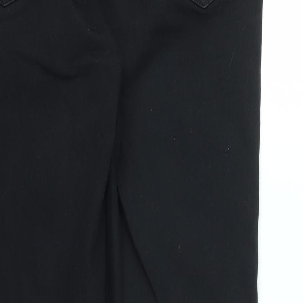 Womens UK Size 10 Preworn Regular Fit Skinny Black Jeans