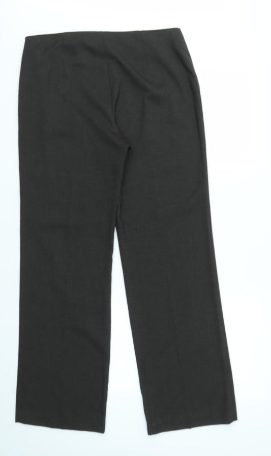 Womens UK Size 14 M&S Regular Fit Brown Trousers
