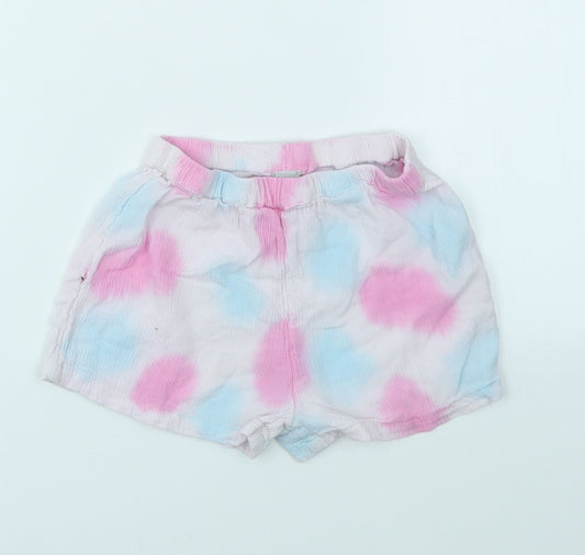 Tu Girls Multicoloured Cut-Off Shorts Size 6 Years