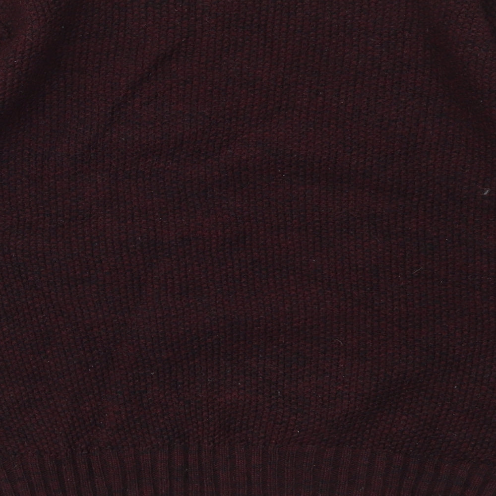 Primark Mens Purple Houndstooth Pullover Sweatshirt Size M