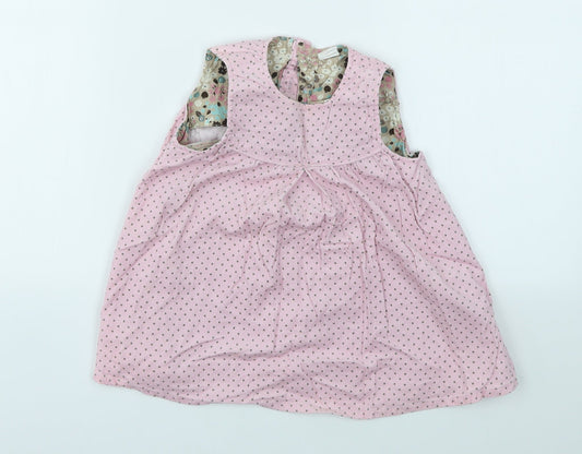 H&M Girls Multicoloured Spotted Fit & Flare Size 12-18 Months