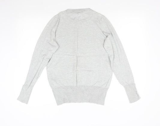 Womens UK Size 10 Dorothy Perkins Grey Pullover Jumper