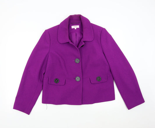 Womens UK Size 16 M&S Purple Jacket
