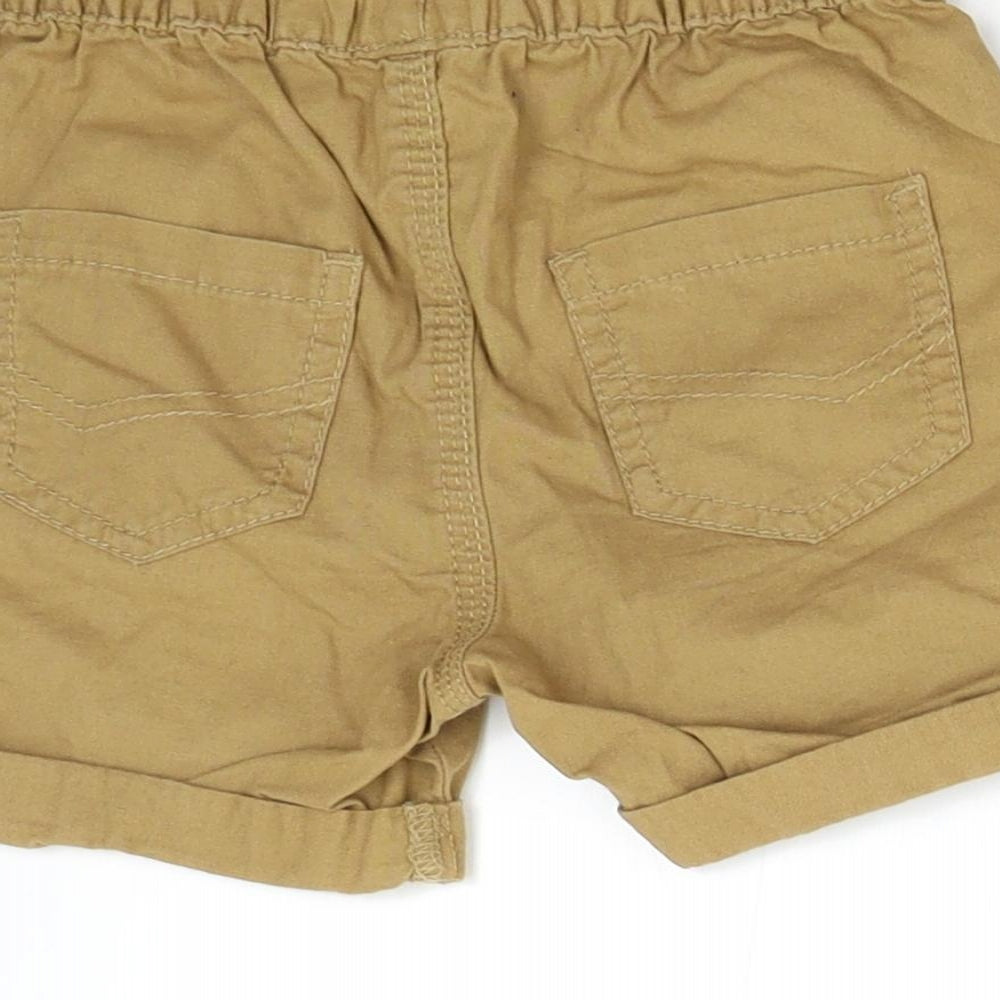 Brand and care label for George Baby Brown Trousers, size 12-18, Months - Shorts
