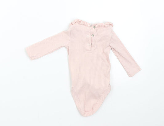 TU Girls Pink Babygrow One-Piece Size Newborn