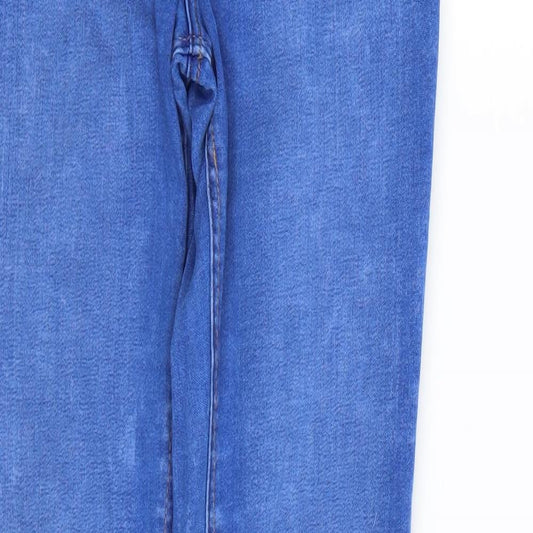 New Look Womens Blue Denim Skinny Jeans Size 10 L29 in