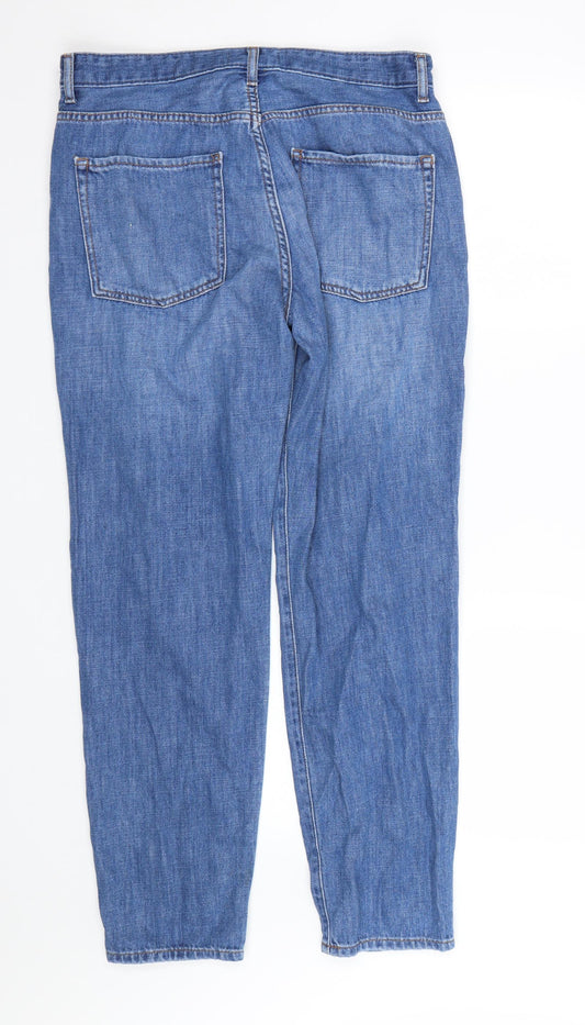FOREVER 21 Womens Blue Denim Straight Jeans Size 29 L27 in