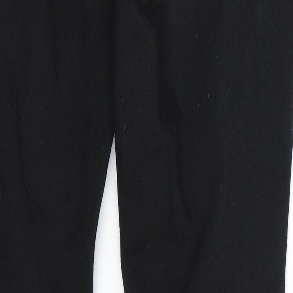 Womens UK Size XL Preworn Regular Fit Skinny Black Jeans