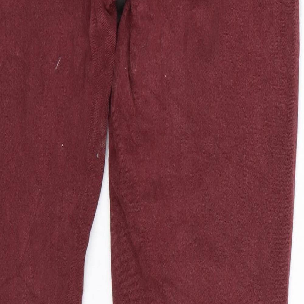 Womens UK Size 27 in Preworn Regular Fit Skinny Red Jeans