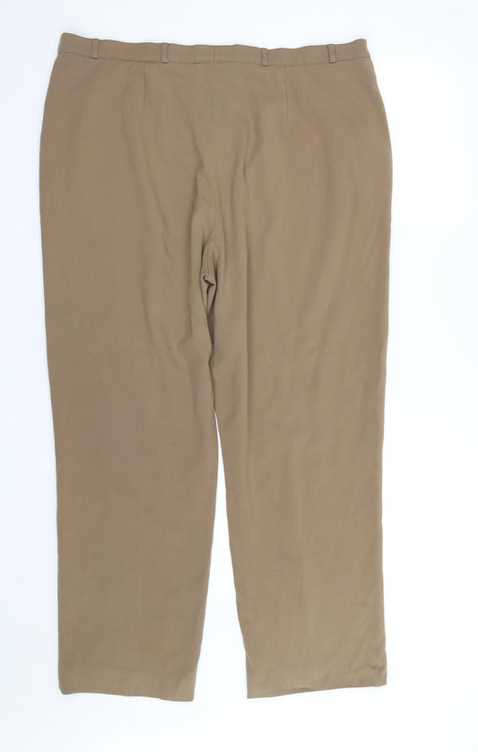Robell Womens Brown Trousers Size 38 L26 in