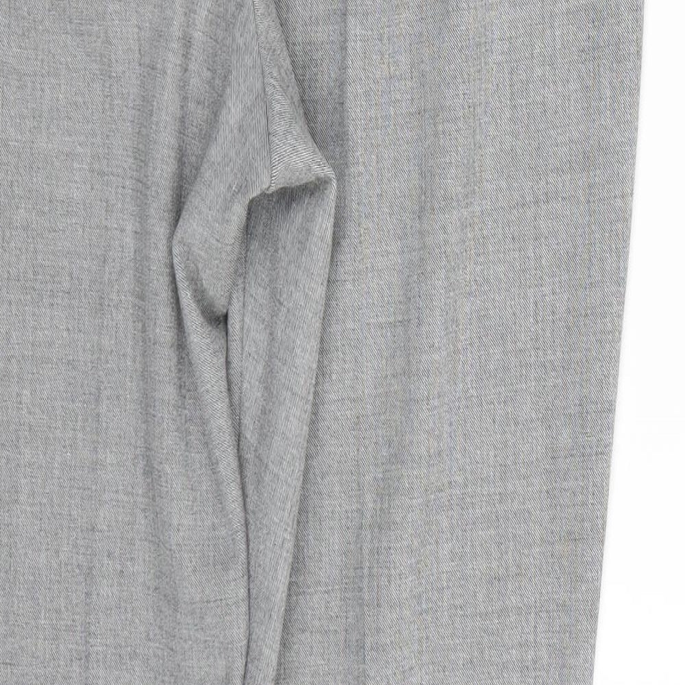 Womens UK Size 10 Debenhams Regular Fit Grey Trousers